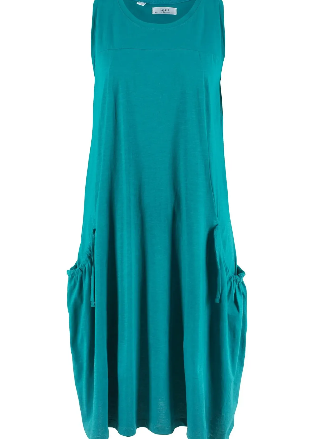 Femme bonprix Robes|Robe en jersey coton avec poches