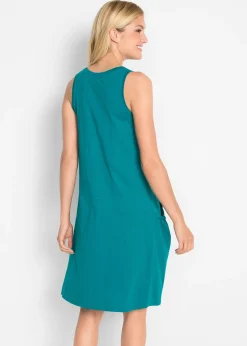 Femme bonprix Robes|Robe en jersey coton avec poches