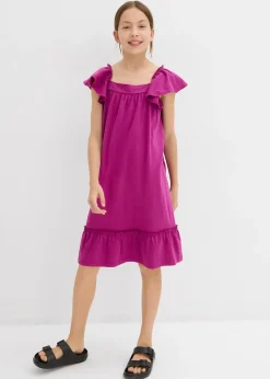 bonprix Robe en jersey coton extensible|Enfant Vêtements Enfant|Filles 9-16 Ans·Robes & Combinaisons