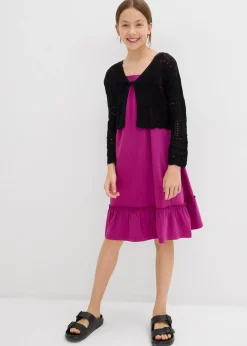 bonprix Robe en jersey coton extensible|Enfant Vêtements Enfant|Filles 9-16 Ans·Robes & Combinaisons