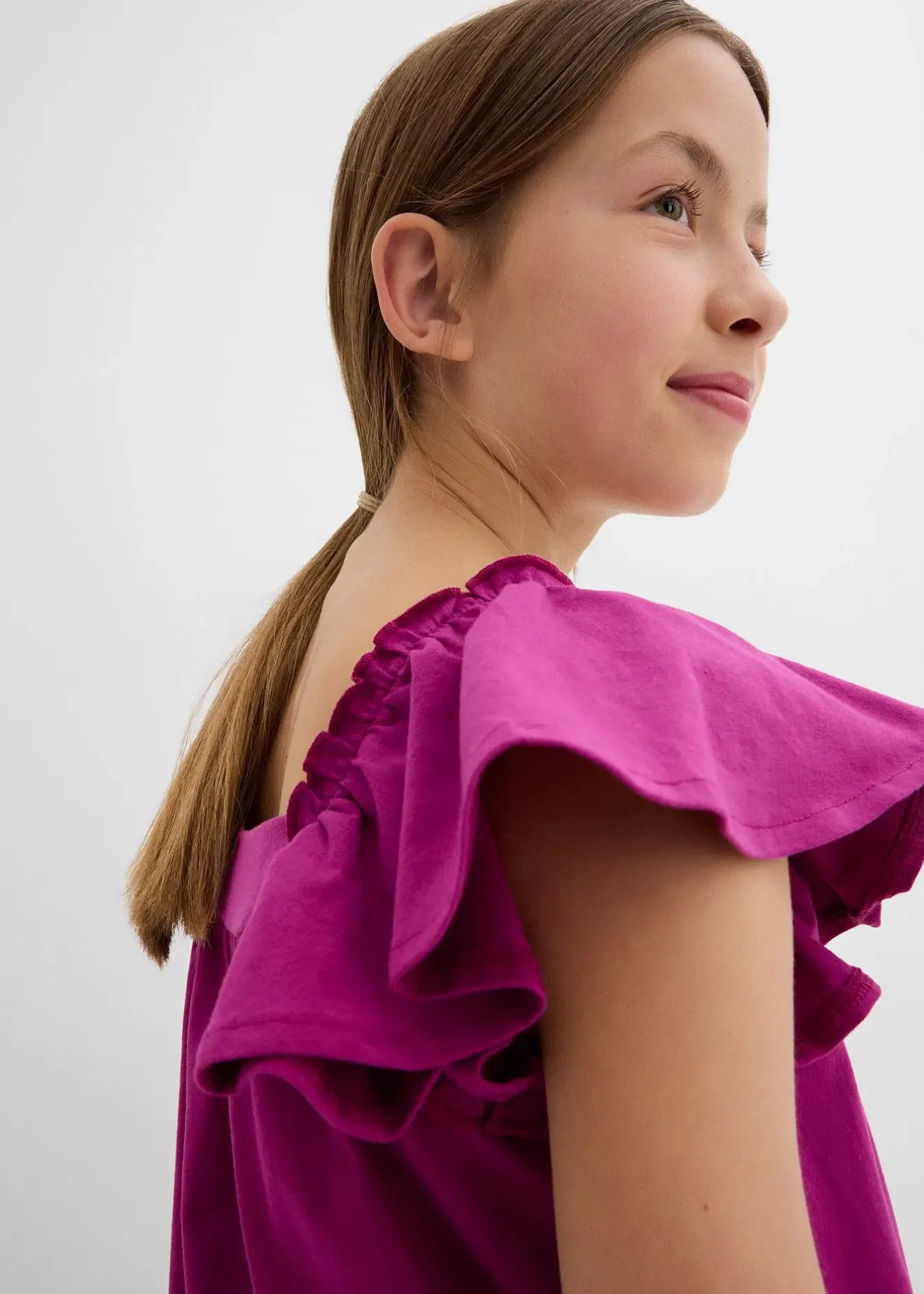 bonprix Robe en jersey coton extensible|Enfant Vêtements Enfant|Filles 9-16 Ans·Robes & Combinaisons