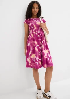 bonprix Robe en jersey coton extensible|Enfant Vêtements Enfant|Filles 9-16 Ans·Robes & Combinaisons