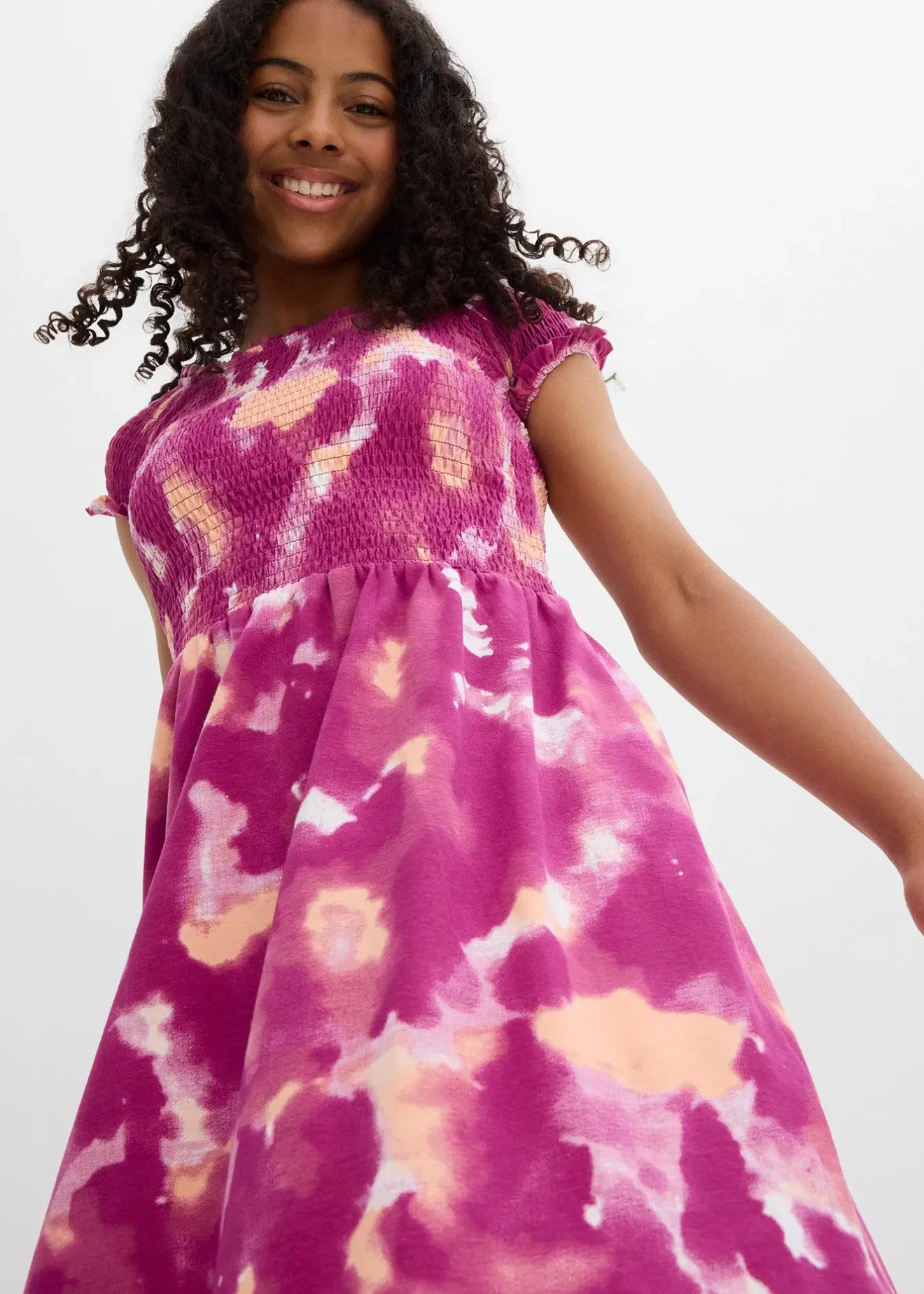 bonprix Robe en jersey coton extensible|Enfant Vêtements Enfant|Filles 9-16 Ans·Robes & Combinaisons