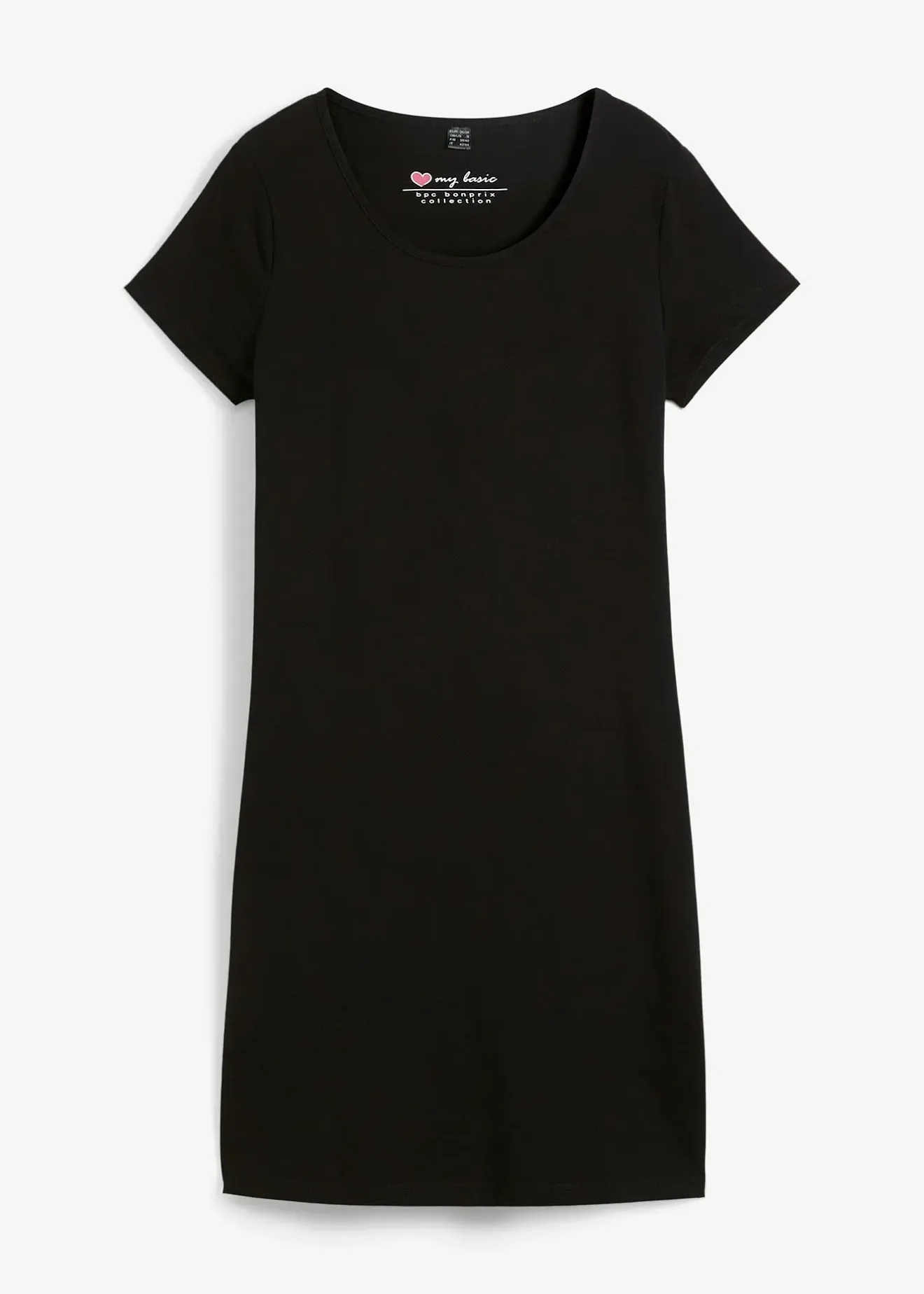 Femme bonprix Basiques|Robes|Robe en jersey coton extensible