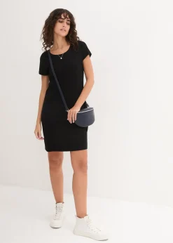 Femme bonprix Basiques|Robes|Robe en jersey coton extensible