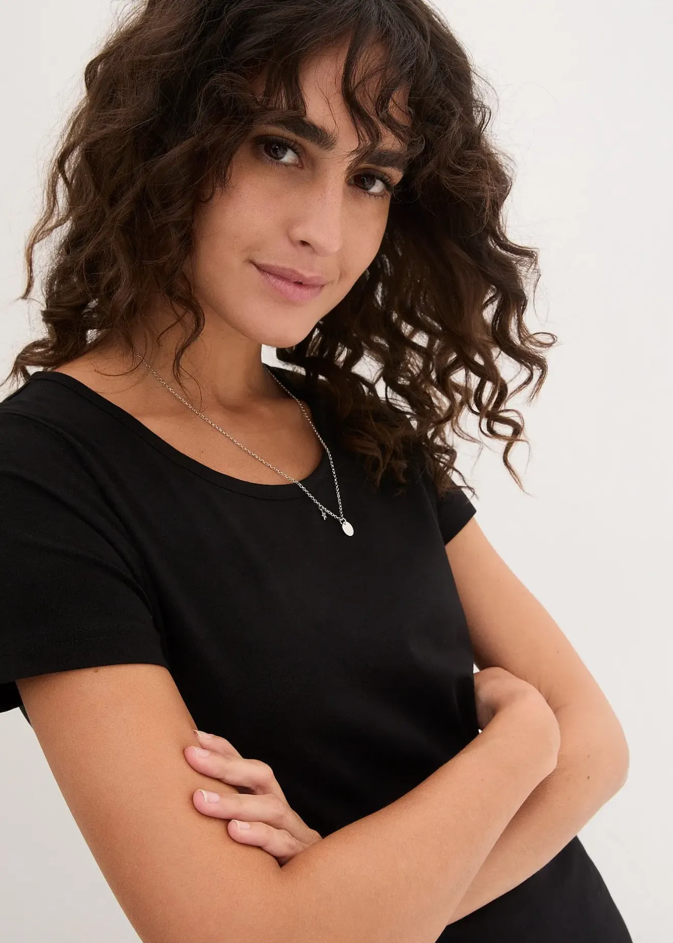 Femme bonprix Basiques|Robes|Robe en jersey coton extensible