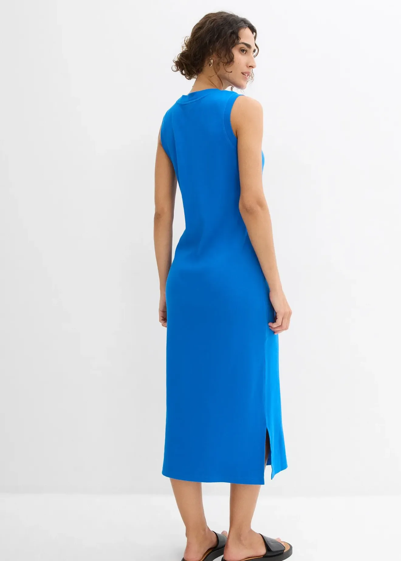 bonprix Robe en jersey coton extensible|Femme Robes