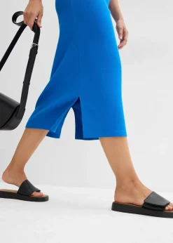 bonprix Robe en jersey coton extensible|Femme Robes