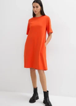 bonprix Robe en jersey, coupe trapèze|Femme Robes
