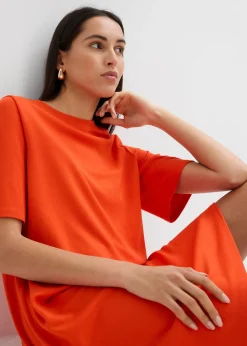 bonprix Robe en jersey, coupe trapèze|Femme Robes