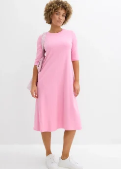 bonprix Robe en jersey de coton épais|Femme Robes