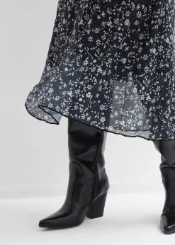 bonprix Robe en jersey et mesh fin|Femme Robes