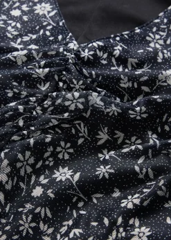 bonprix Robe en jersey et mesh fin|Femme Robes