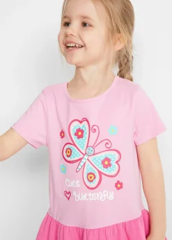 Enfant bonprix Vêtements Enfant|Filles 2-8 Ans·Robes & Jupes|Robe en jersey et robe de poupée (ens. 2 pces) 100% coton