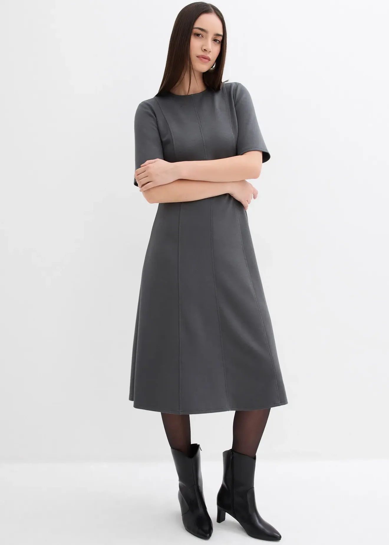 bonprix Robe en jersey fluide|Femme Robes