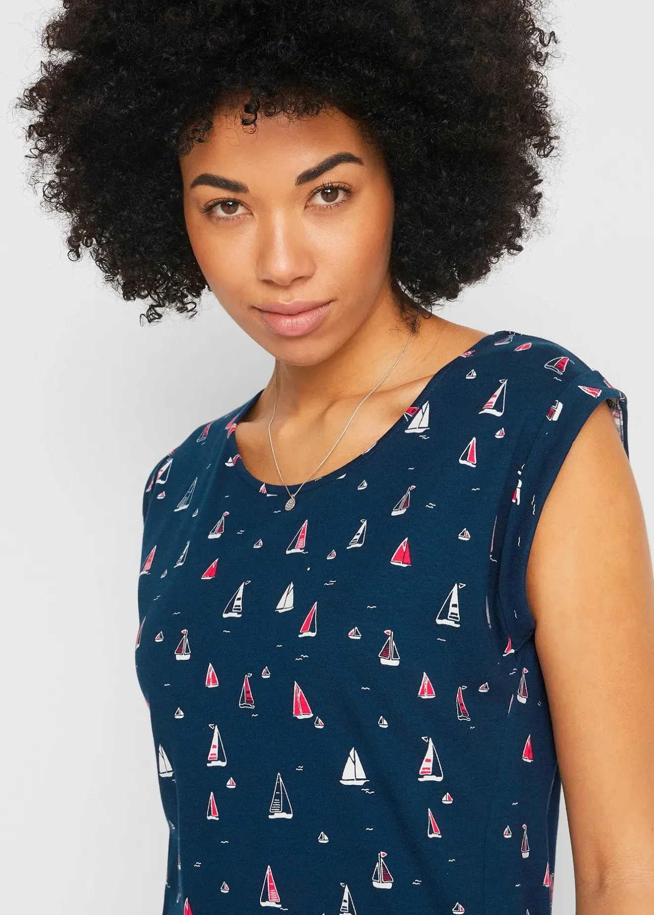 bonprix Robe en jersey imprimé à manches papillon|Femme Robes