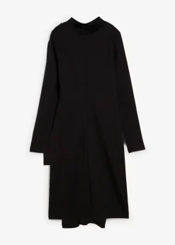 Femme bonprix Basiques|Robes|Robe en jersey milano à col montant