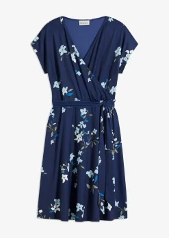 bonprix Robe en jersey style portefeuille|Femme Robes