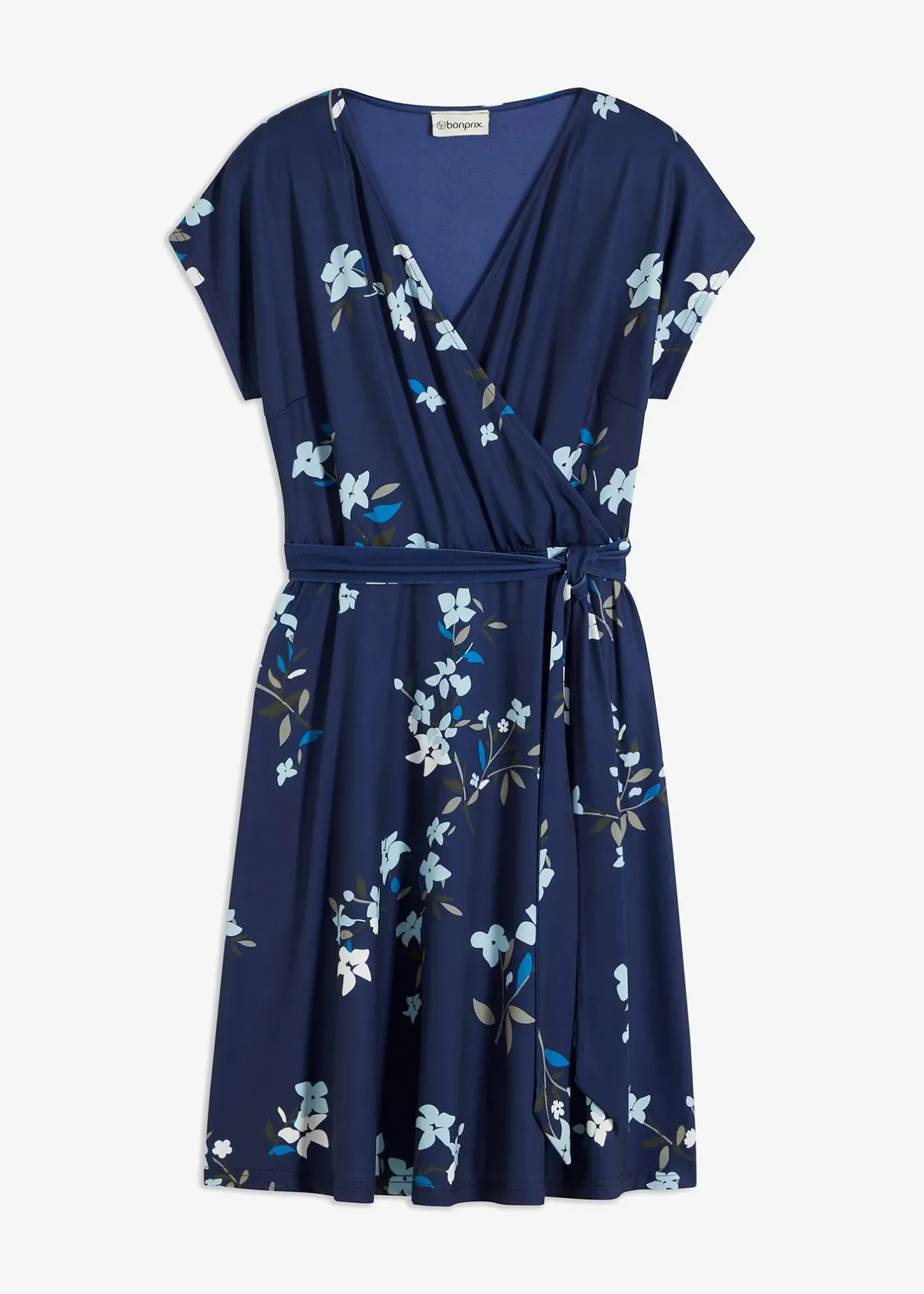 bonprix Robe en jersey style portefeuille|Femme Robes