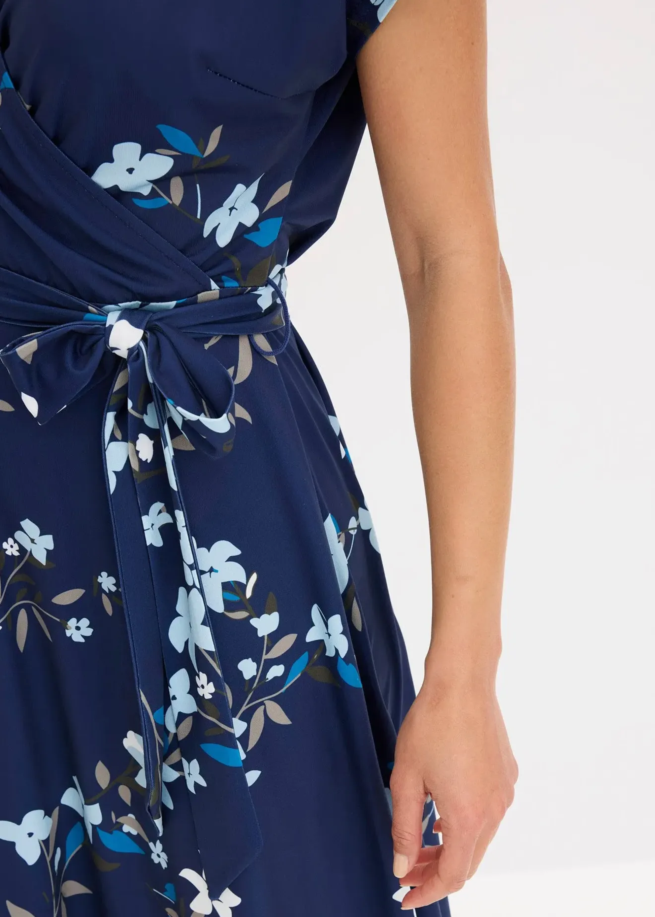 bonprix Robe en jersey style portefeuille|Femme Robes