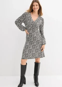 bonprix Robe en jersey viscose|Femme Robes