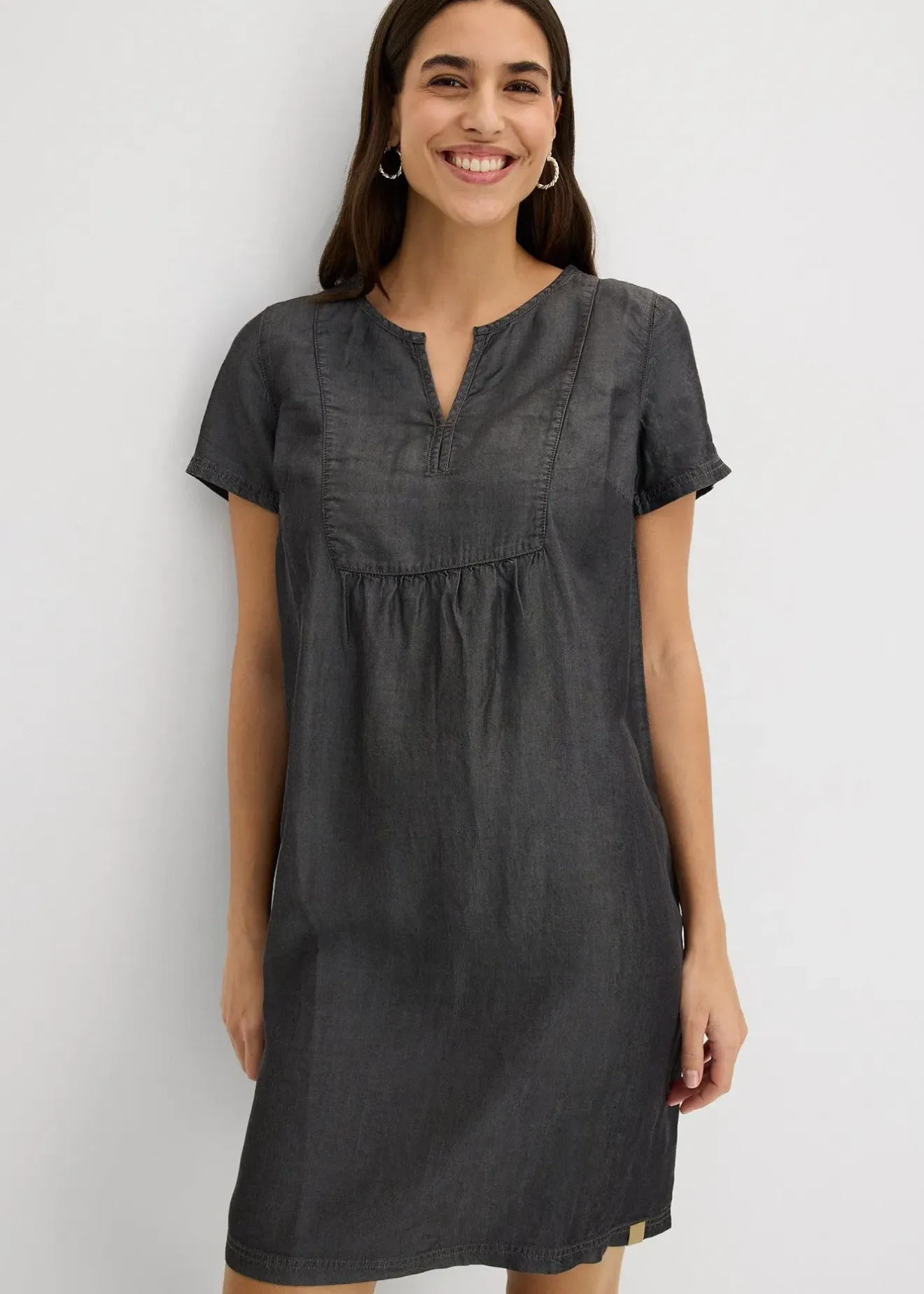 Femme bonprix Robes|Robe en lyocell