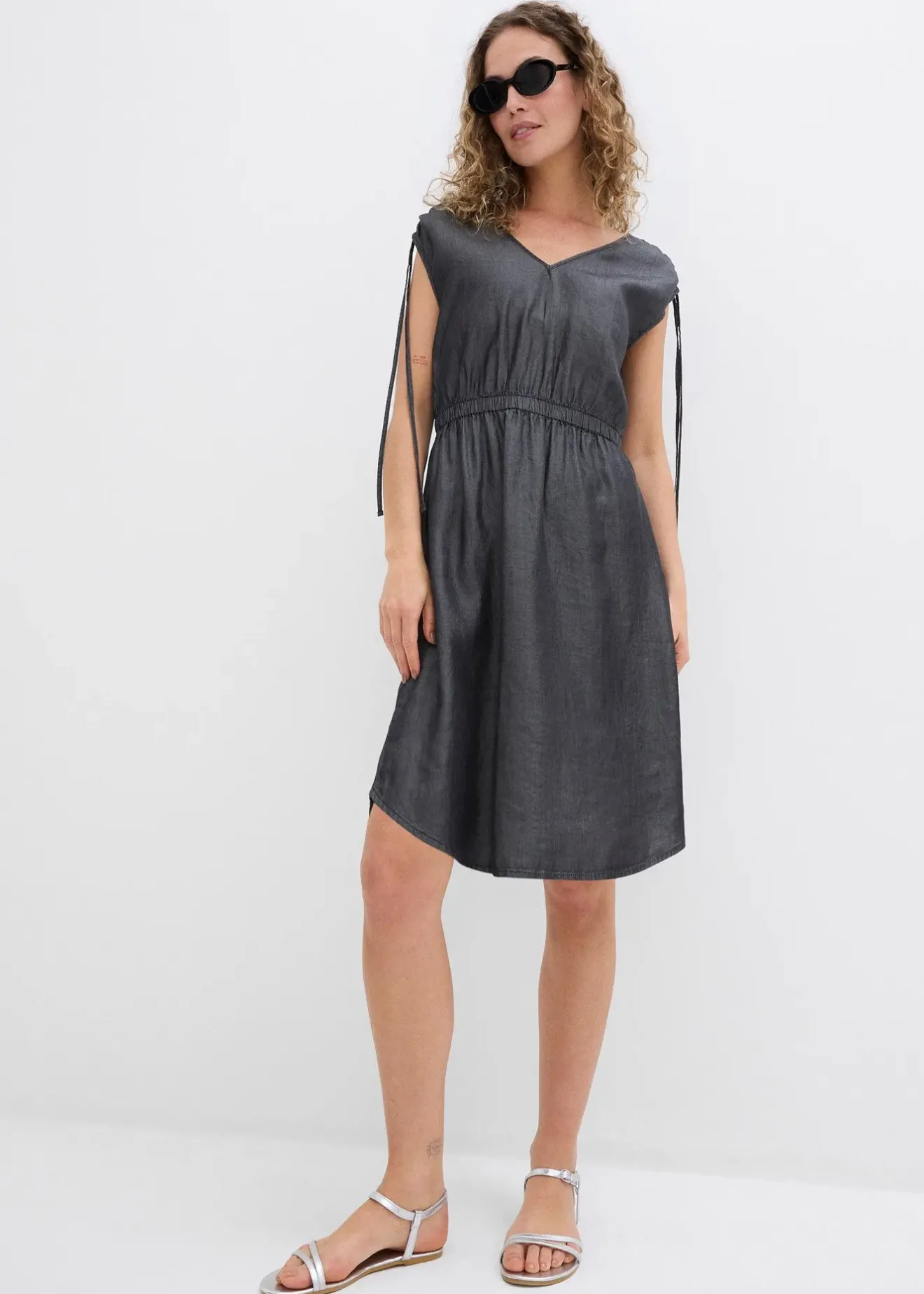 bonprix Robe en Lyocell lisse|Femme Robes