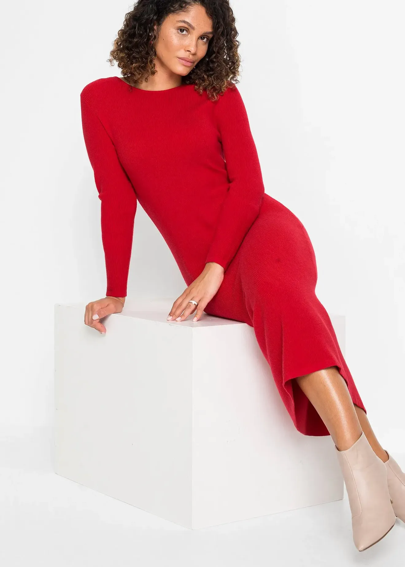 bonprix Robe en maille|Femme Maille|Robes