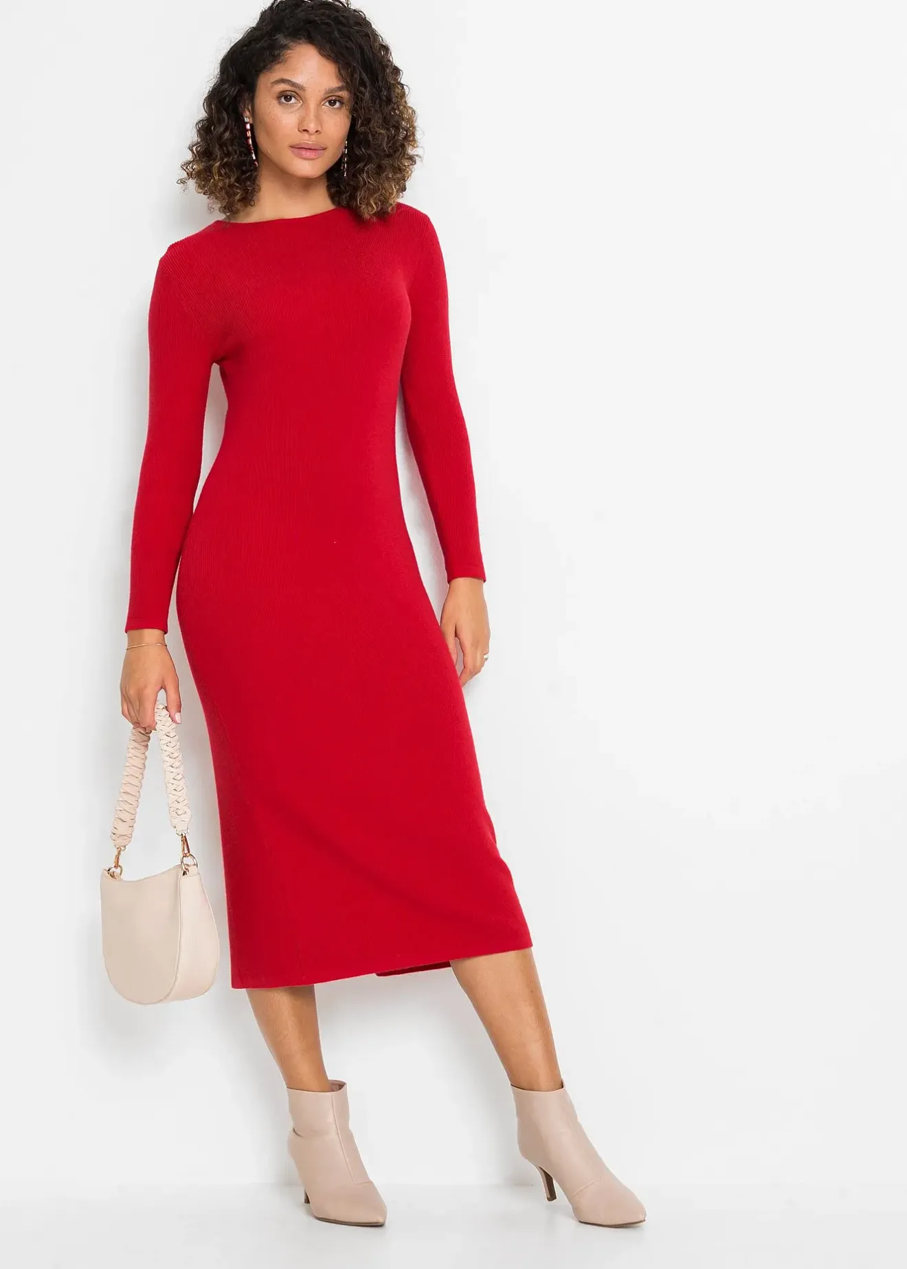 bonprix Robe en maille|Femme Maille|Robes