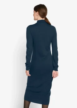 Femme bonprix Maille|Basiques|Robe en maille à col montant