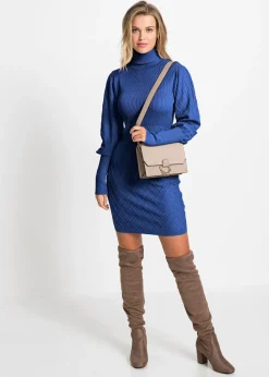 bonprix Robe en maille à col roulé|Femme Maille|Robes