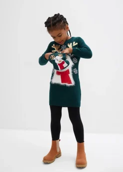 bonprix Robe en maille avec sac (ens. 2 pces)|Enfant Vêtements Enfant|Filles 2-8 Ans·Robes & Jupes