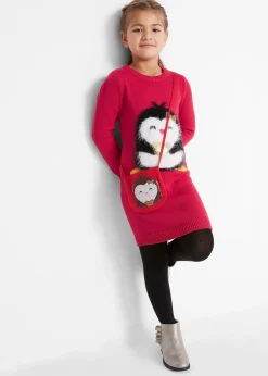 Enfant bonprix Vêtements Enfant|Filles 2-8 Ans·Robes & Jupes|Robe en maille avec sac (ens. 2 pces)