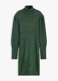 bonprix Robe en maille brillante|Femme Maille|Robes