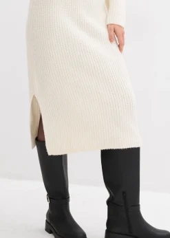 bonprix Robe en maille côtelée|Femme Maille|Robes