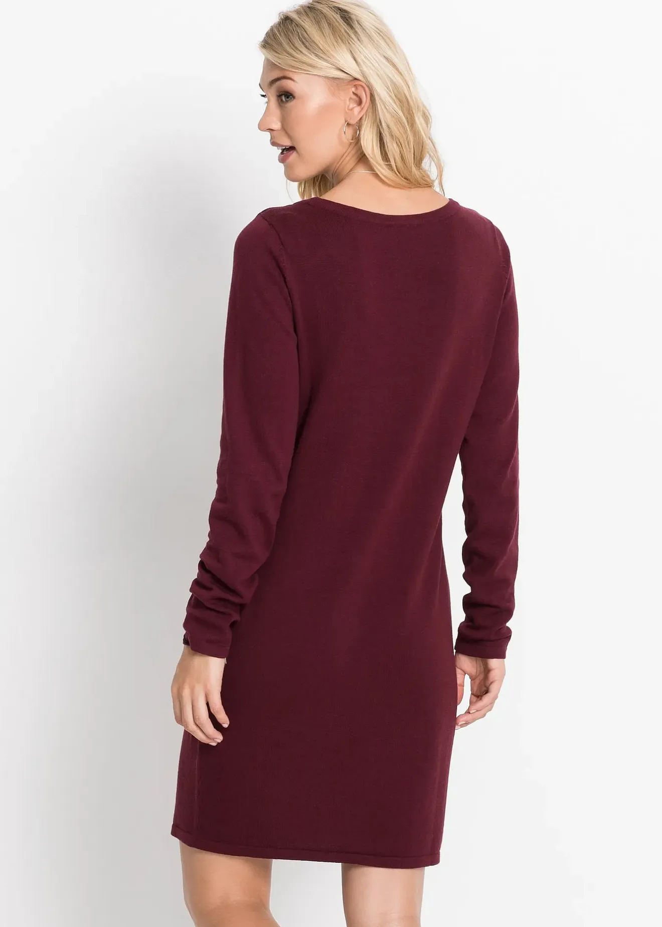 Femme bonprix Maille|Basiques|Robe en maille dans une coupe décontractée