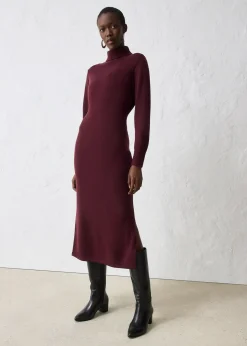 bonprix Robe en maille de laine mérinos|Femme Maille|Premium