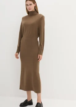 bonprix Robe en maille de laine mérinos|Femme Maille|Premium