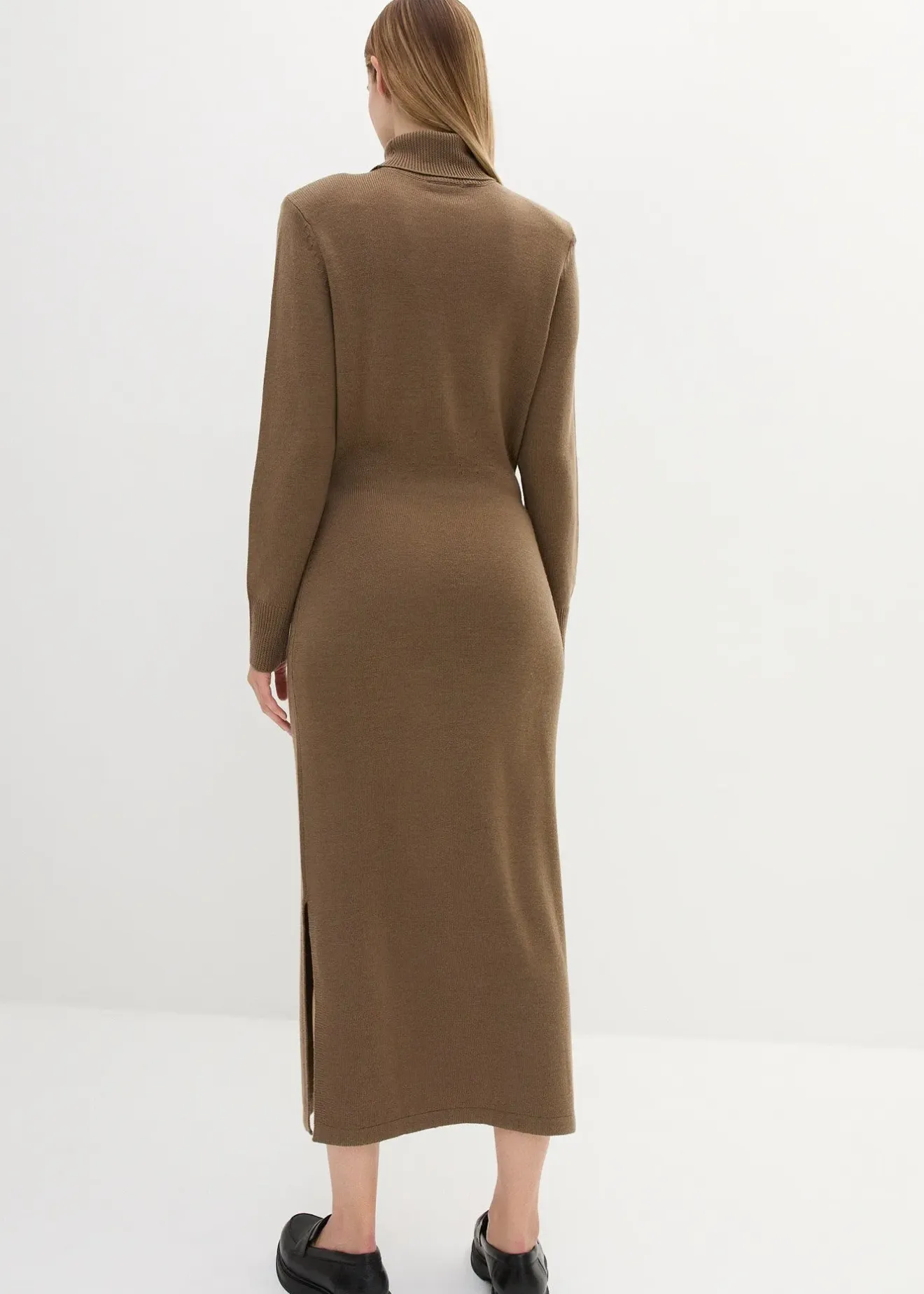 bonprix Robe en maille de laine mérinos|Femme Maille|Premium