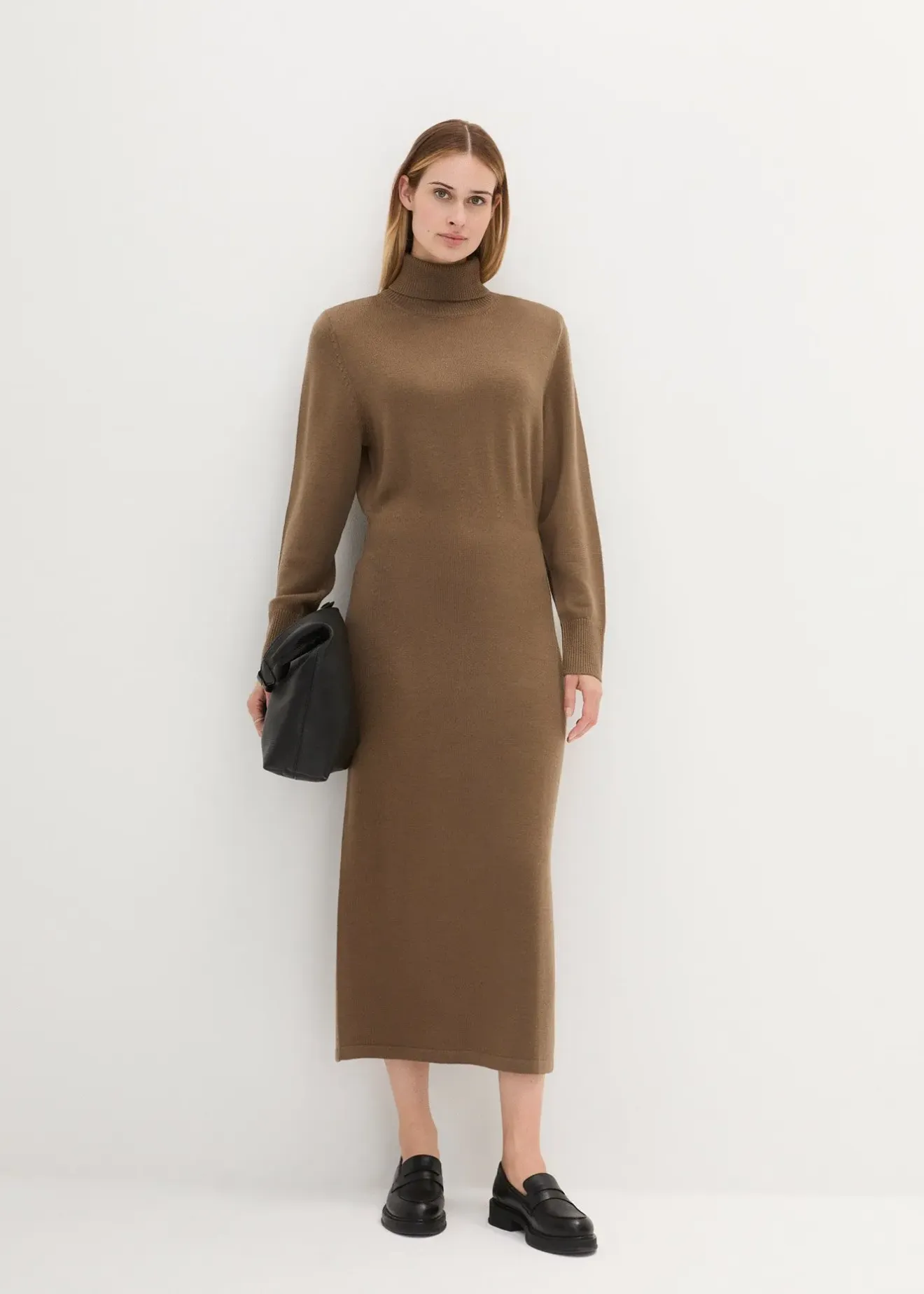 bonprix Robe en maille de laine mérinos|Femme Maille|Premium