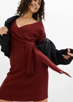 bonprix Robe en maille de viscose mélangée|Femme Maille