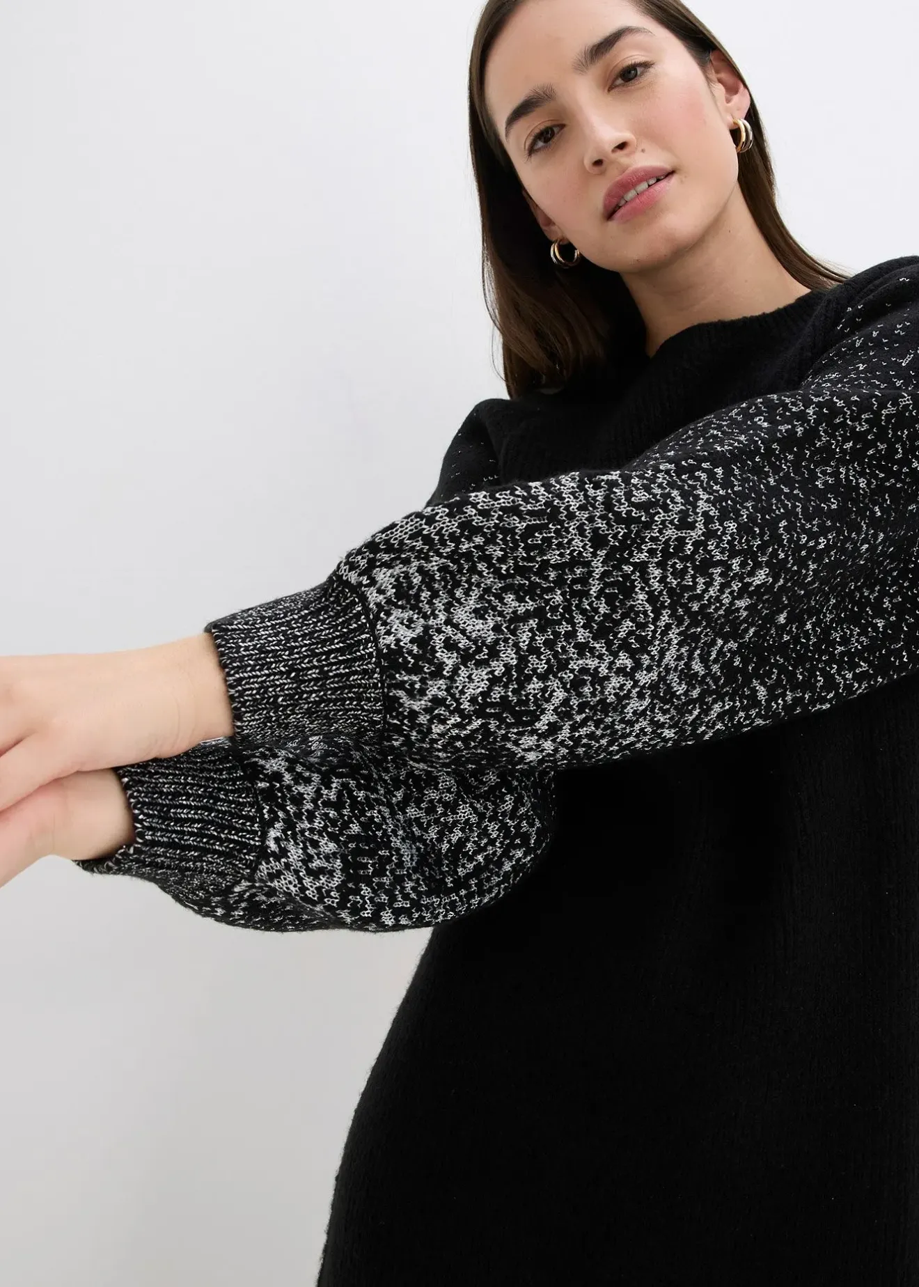 bonprix Robe en maille, effet brillant|Femme Maille|Robes