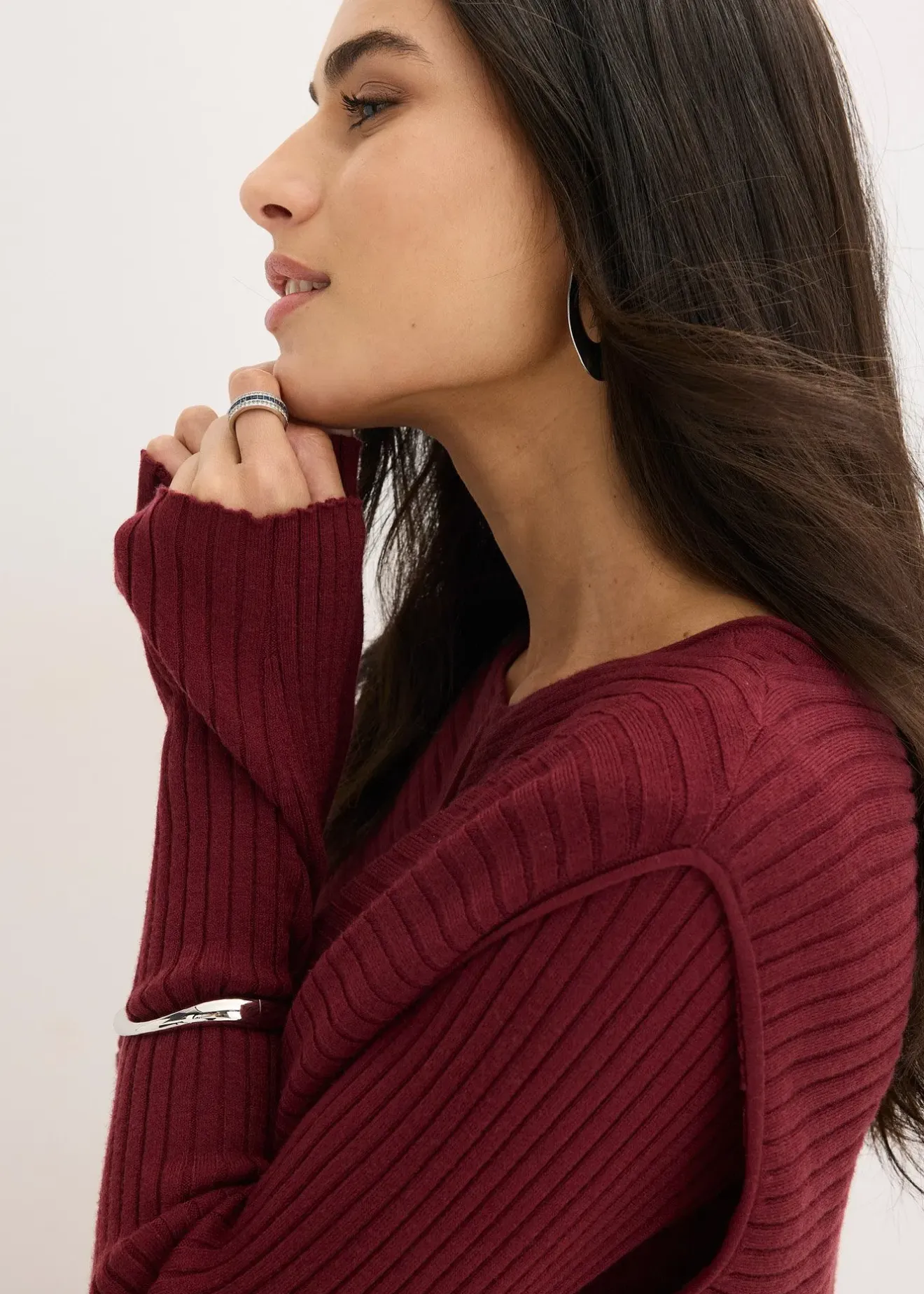 Femme bonprix Robes|Robe en maille et gilet sans manches (ens. 2 pces)