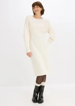 Femme bonprix Maille|Robes|Robe en maille milano