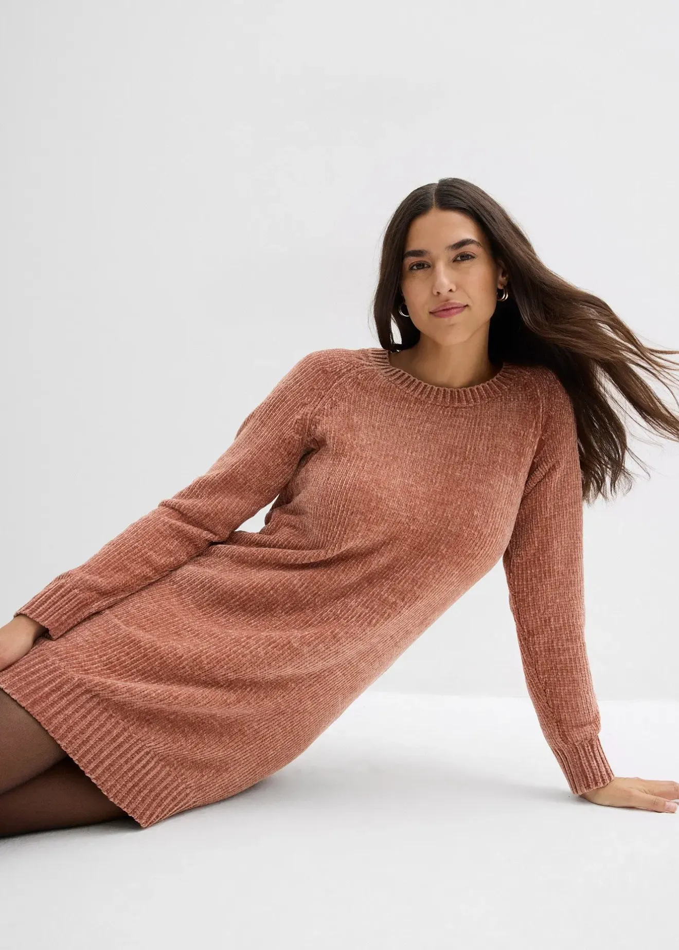 Femme bonprix Maille|Robes|Robe en maille oversize