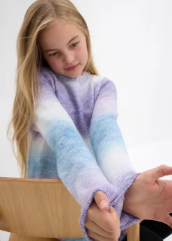 bonprix Robe en maille tie & dye|Enfant Vêtements Enfant|Filles 9-16 Ans·Robes & Combinaisons