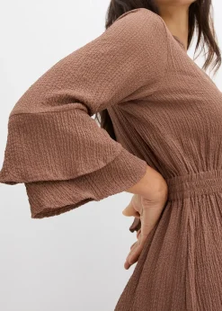 Femme bonprix Robes|Robe en matière texturée