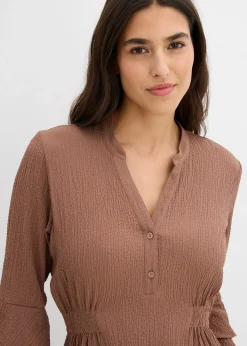 Femme bonprix Robes|Robe en matière texturée