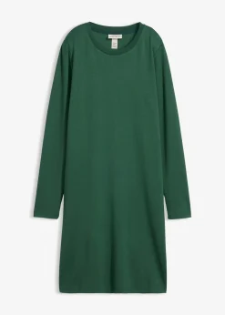 bonprix Robe en matière T-shirt, coupe trapèze|Femme Robes