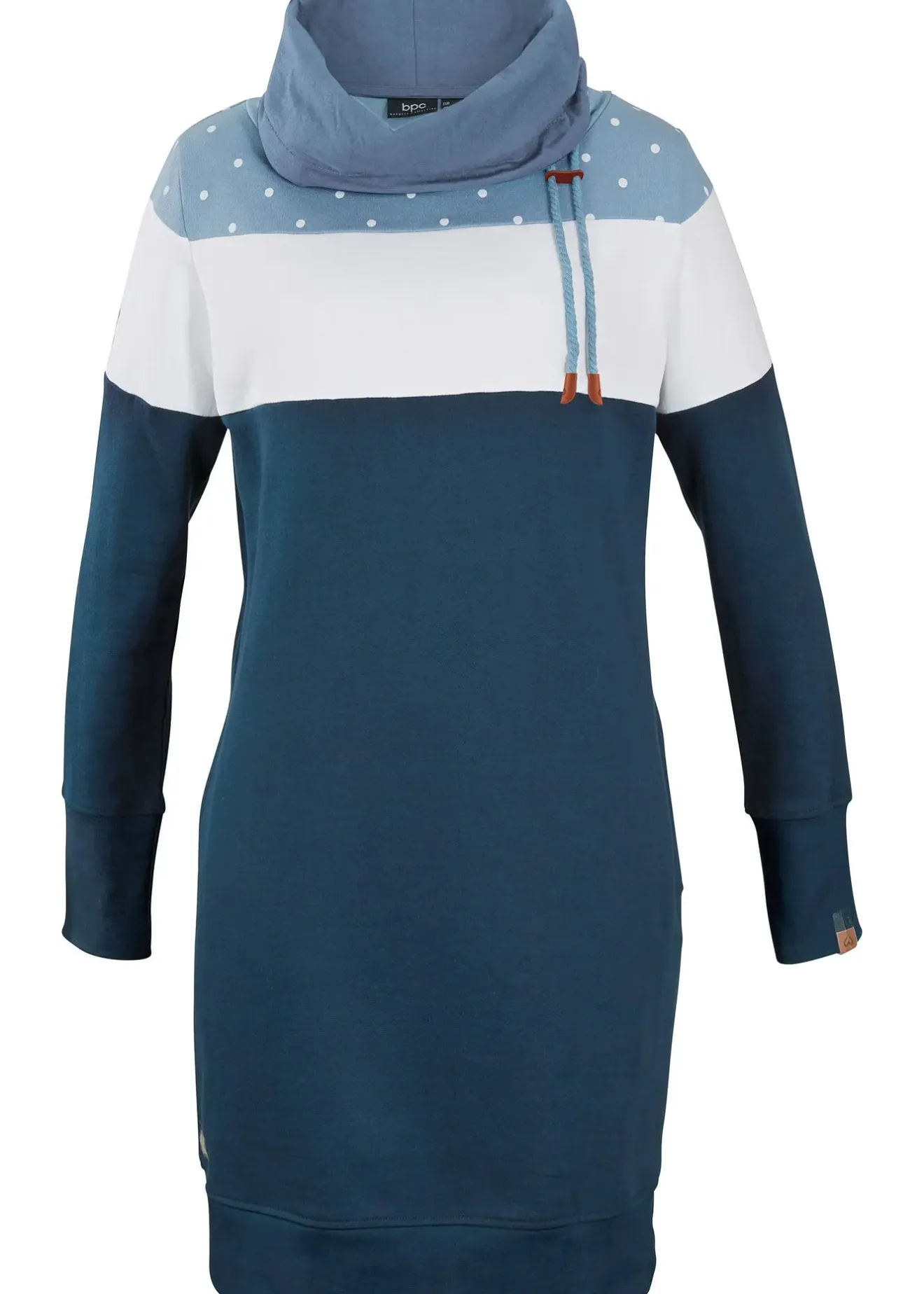 Femme bonprix Sweats|Robe en molleton 100% coton